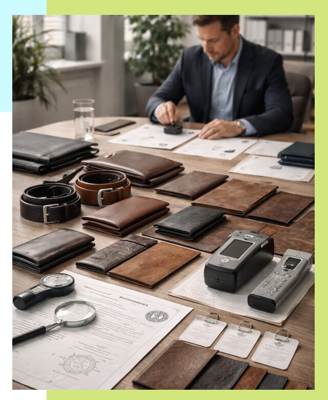 Сертификация кожаных изделий в Ярцеве от 12209 р. | Алешин-Рцв