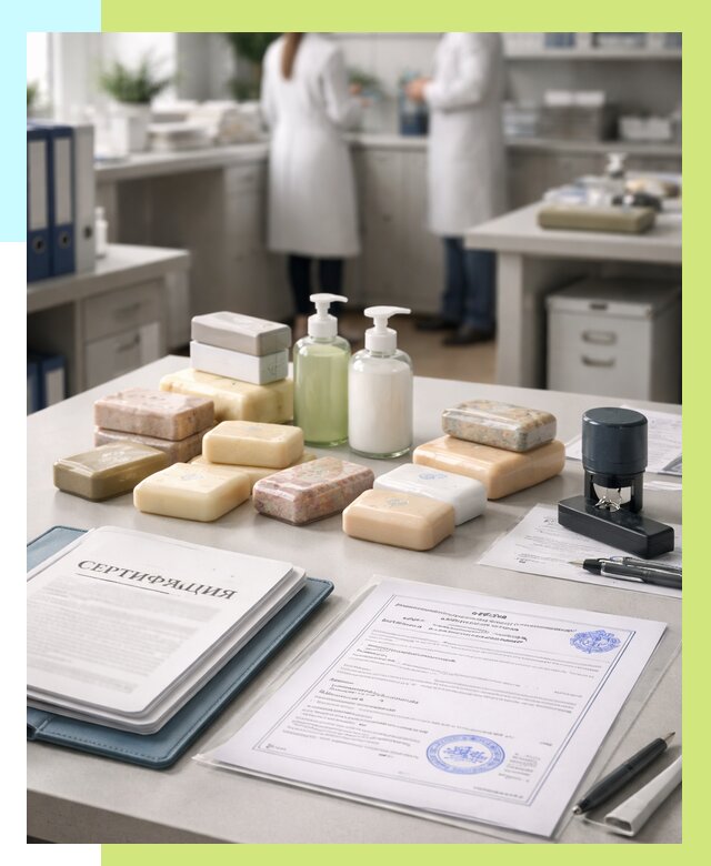 Сертификация мыла и сертификат на мыло в Ярцеве от 12209 | Алешин-Рцв