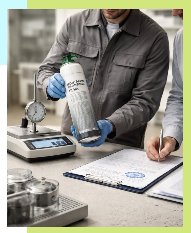 Сертификация монтажной пены в Ярцеве от 15261 р. | Алешин-Рцв