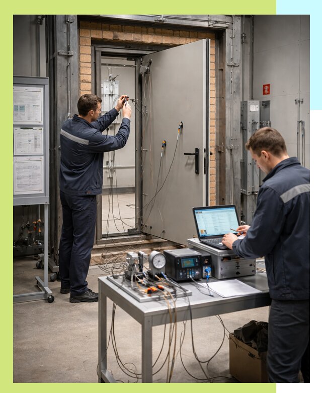 Сертификация противопожарных дверей в Ярцеве по ГОСТ и ТР