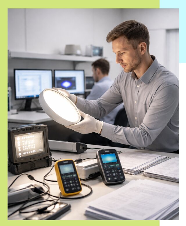 Сертификация светильников в Ярцеве: испытания и оформление