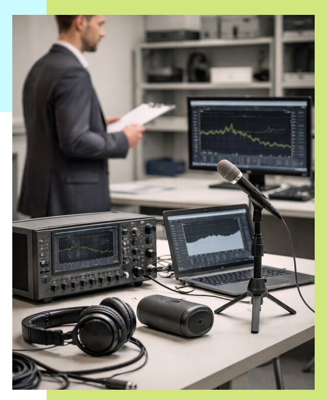 Сертификация аудиотехники в Ярцеве от 15261 р., Алешин-Рцв