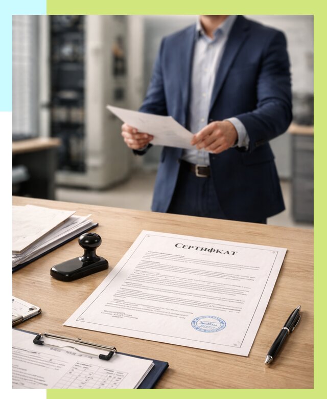 Сертификат на оборудование в Ярцеве от 15261 р. | Алешин-Рцв