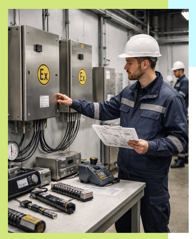 Сертификат взрывозащиты промышленного оборудования в Ярцеве