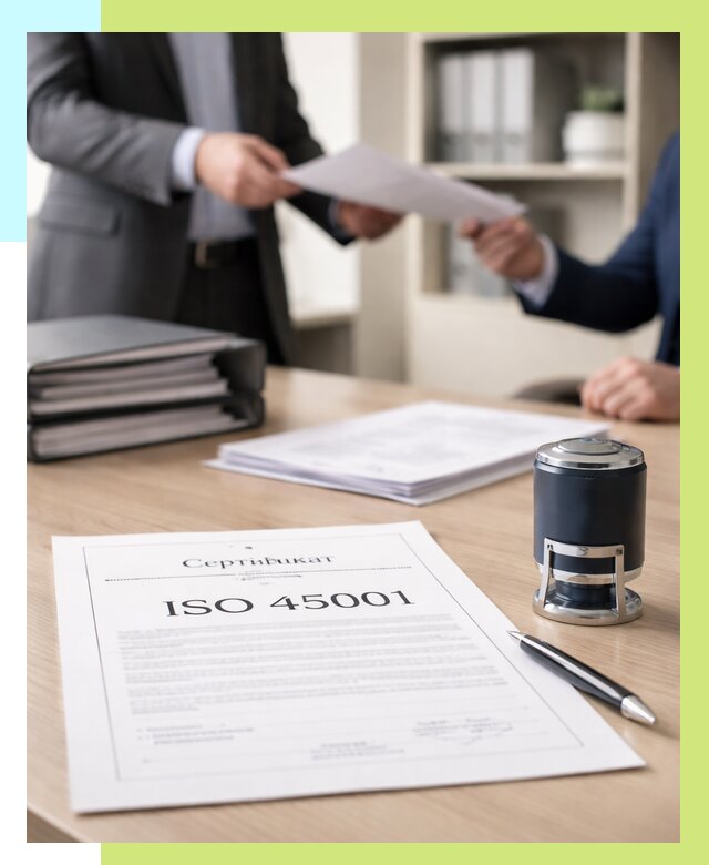 Сертификат ISO 45001 в Ярцеве под ключ от 45783 р. | Алешин-Рцв