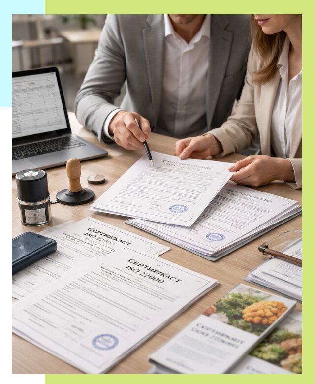 Сертификат ISO 22000 в Ярцеве от 40696 р. под ключ | Алешин-Рцв