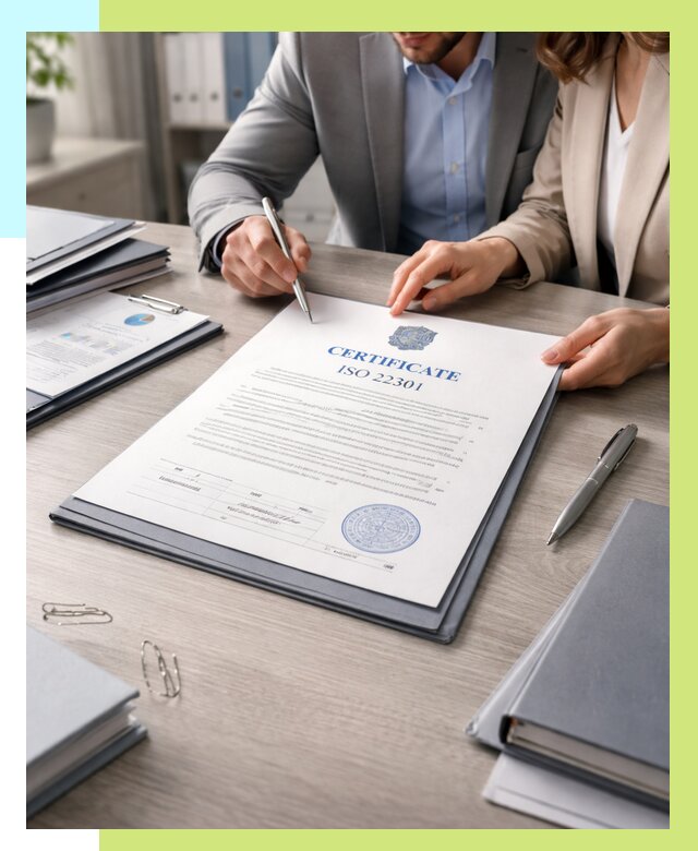 Сертификат ISO 22301 в Ярцеве от 45783 р. | Алешин-Рцв срочно