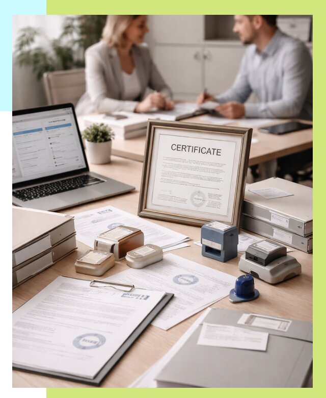 Сертификация компании в Ярцеве от 45783 р. | Алешин-Рцв — заказ